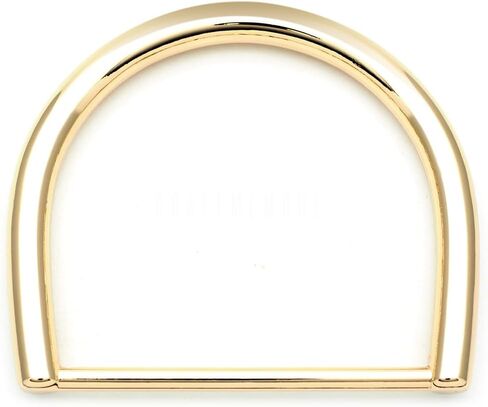 CRAFTMEMORE 2pcs 2 Inches D Rings Purse Loop Quality Plating Metal D-Ring for Craft Purse Making Accessories SC51 (Gunmetal Black) in Kuwait