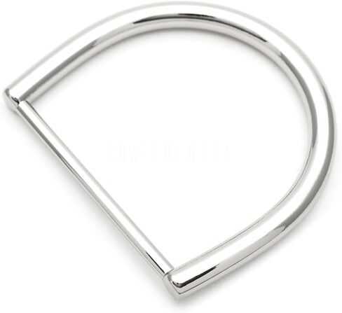 CRAFTMEMORE 2pcs 2 Inches D Rings Purse Loop Quality Plating Metal D-Ring for Craft Purse Making Accessories SC51 (Gunmetal Black) in Kuwait