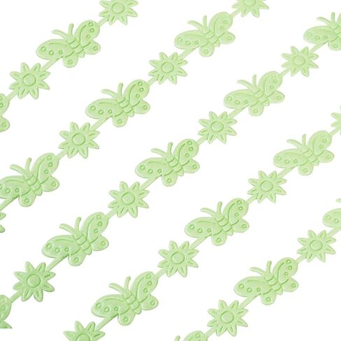 40 Yards Flower Butterfly Polyester Lace Trim Butterfly Flower Embroidered Trim Fabric Edging Trimming for DIY Clothes Sewing Decoration Crafts in Saudi Arabia