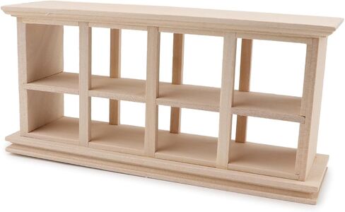 Dollhouse Furniture Bakery Cabinet Rack Miniature Food Cake Counter Collection Display Stand 1:12 Scale for Mini House Scenes Decoration Gift (White) in Saudi Arabia