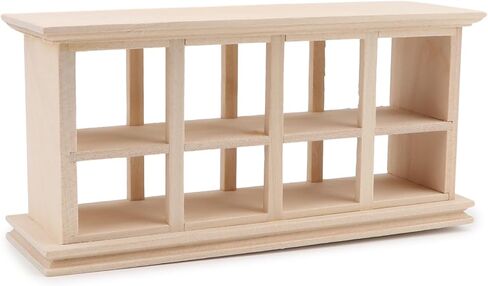 Dollhouse Furniture Bakery Cabinet Rack Miniature Food Cake Counter Collection Display Stand 1:12 Scale for Mini House Scenes Decoration Gift (White) in Saudi Arabia