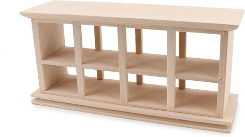 Dollhouse Furniture Bakery Cabinet Rack Miniature Food Cake Counter Collection Display Stand 1:12 Scale for Mini House Scenes Decoration Gift (White) in Saudi Arabia