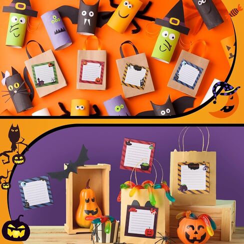 Yexiya 60 Pcs Halloween Sticky Notes Pumpkin Weird Spooky Sticky Notepad Self Adhesive Fun Sticky Notes Kawaii Removable Notes Page Markers for Home Office Supplies, 2.8 x 2.8 Inch, 12 Styles in Saudi Arabia