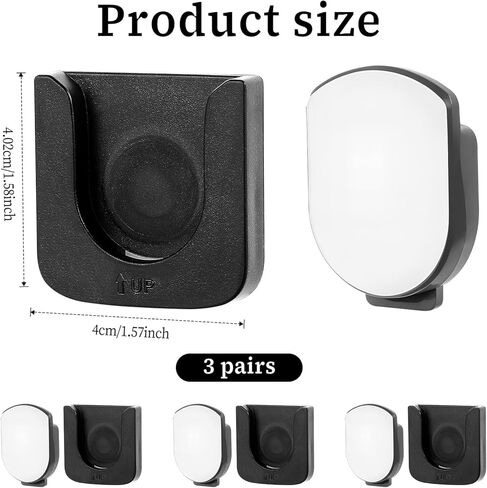 حامل تحكم عن بعد المغناطيسي ، حامل وحدة تحكم لاصقة من طاولة السرير ، 3pcs. in Kuwait