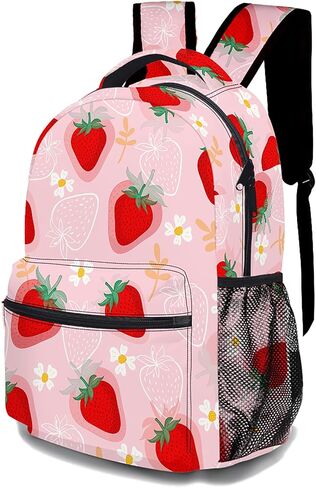 Colorful Donut Backpack, Casual Lightweight Laptop Bag, Classic Shoulders Backpack Cool Daypack with Multiple Pockets(Colorful Donut) in Saudi Arabia