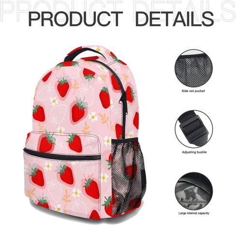 Colorful Donut Backpack, Casual Lightweight Laptop Bag, Classic Shoulders Backpack Cool Daypack with Multiple Pockets(Colorful Donut) in Saudi Arabia