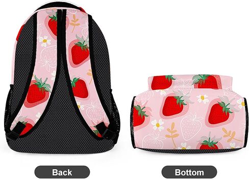 Colorful Donut Backpack, Casual Lightweight Laptop Bag, Classic Shoulders Backpack Cool Daypack with Multiple Pockets(Colorful Donut) in Saudi Arabia