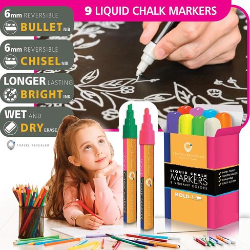 Chalkboard Contact Paper Self Adhesive Dry Erase Contact Paper Roll +3 Liquid Chalk Markers 17.7x78.7 Chalkboard Wallpaper Stick & Peel Contact Paper Blackboard for Wall Vinyl Black Stickers in Saudi Arabia