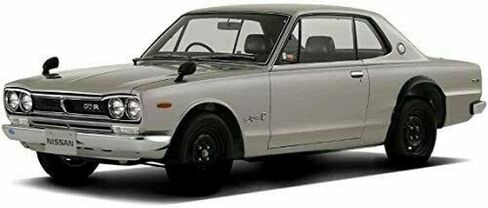 Aoshima Bunka Kyozai 09-C The Snap Kit Series Skyline 2000GT-R Red Color Plastic Model in Kuwait