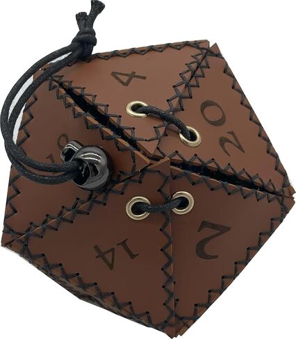 Futhark Handmade Chainmail DND DICE BAG-حقيبة D&D D & D على غرار القرون الوسطى لتخزين RPG Polyhedral Dice-إكسسوارات DND: حقيبة زهر معدنية متينة. هدية DND رائعة/هدية DM in Kuwait