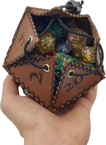 Futhark Handmade Chainmail DND DICE BAG-حقيبة D&D D & D على غرار القرون الوسطى لتخزين RPG Polyhedral Dice-إكسسوارات DND: حقيبة زهر معدنية متينة. هدية DND رائعة/هدية DM in Kuwait