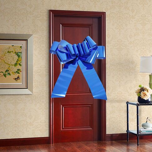 Giant Bow for Car,Big Sky Blue Car Bow 30inch Large Giant Bow for Gifts,Large Gift Wrapping Bow for Large Gift Decoration for Christmas,New House,Car,Party,Festival. (Sky Blue) in Kuwait