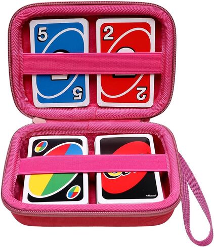 Case Xanad Travel Cards for Pokemon/Skip Bo/Uno/Play Card Game/Phase 10 Game ، PM TCG Trading Cards ، صندوق التخزين الذي يصل إلى 300+ بطاقة - Carrying Storage Bag - Sky Blue in Kuwait