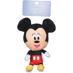 Mickey Mouse & Minnie Mouse Plush Squequer مع مجموعة لعبة الكلب الكلب المجعد | ألعاب الكلاب ديزني | لعبة Squeaker Plush للكلاب المستوحاة من Mickey Mouse ، 13.5in - 2 Pack in Kuwait