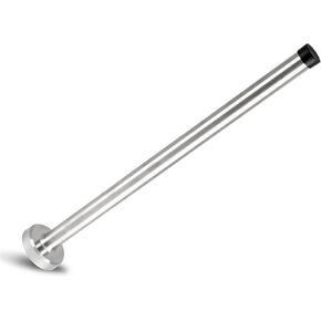 BokWin 10 Inch Wall Mount Door Stopper, Door Stopper with Rubber Tip, Stainless Steel Sound Dampening Door Stop Bumper Wall Protetor, Brushed Finish with Hardware Screws