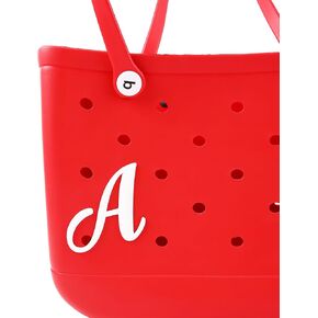 Letter Charm for Bogg Bag and Simply Southern Tote - Large Decorative 3D Alphabet Lettering Inserts Accessories for Beach Bag - DIY Personalizing Your Handbag in Kuwait