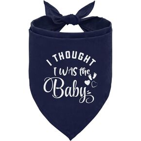 I Thought I was The Baby Dog Bandana, Dog Baby Announcement, Dog Scarf, Pink Dog Bandana, Dog Bandana for Small Medium Large Dogs, Dog Pregnancy Announcement (A59) in Saudi Arabia