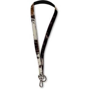 Neck Lanyard for Keys | Cowhide Keychain Holder for Men and Women, Lanyards with Keyring | ID Badges, School ID, Office ID or Wallets, Gift for her Gift for him (Tricolor)