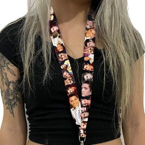 Rockstar Lanyard Keychain White