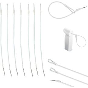 100 Pcs Security Lanyards Wire Loop Pin for Security Tags