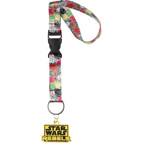 Star Wars: Rebels Wristlet Strap Lanyard for Keys and Wallets | Hand and Wrist Lanyard Strap Keychain for Men Women
