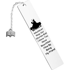LQRI Witch Musical Inspired Bookmark Musical Lover Gift Whatever Way Our Stories End Gift Broadway Musical Merch (Whatever Way Our Stories End)