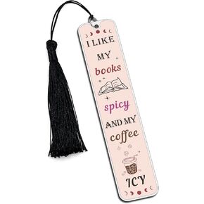Coffee Gifts for Women, Funny Bookmarks for Coffee Lovers Book Lovers, Spicy Book Lover Gifts Book Marks for Reading Women, Coworker Gifts Gag Gifts Funny Adult Smutty Book Lovers Gifts