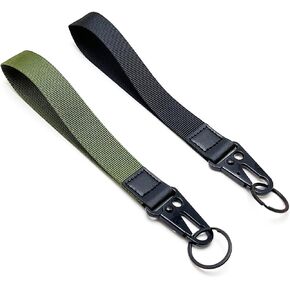 2 Pcs Wrist Lanyard for Keys Short Hand Wristlet Strap for Men and Women, Key Chain Holder for Car Key Id Badges Card Wallet Phone