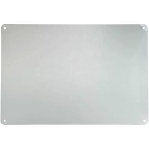 CMS MAGNETICS - (120 in² x 1mm Thick) 10x12" Stainless Steel Sheet Metal | Bulletin Board to Hang Your Magnets, Magnetic Spice Jars, Office, Jewelry, Crafting, Cabinets, Kitchen Splash Guard