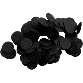 Playfully Ever After 1.5 Inch Black 94pc Stiff Felt Circles