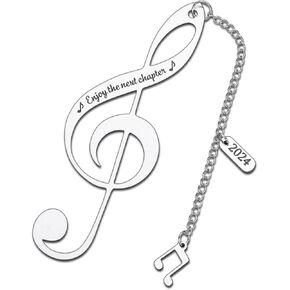 Bookmark for Women Men Music Lover Inspiration Gifts for Her Him Girls Boys Graduation Retirement Leaving Thank You Gift Christmas Birthday Wedding Anniversary New Dad Mom Kids Friends Boss Coworker