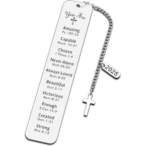 Baptism Gifts for Girl Boys, Baptism Gifts for Women, Bible Bookmarks 2025, Confirmation Gifts for Teen Girls Boys, Precious Moments Bible, Christian Bookmark for Women, First Communion Gifts for Girl