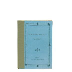 Time Concept Rough B6 Diary Notebook - 5" x 7", 288 Pages - Old Book Vintage Style, Composition Journal