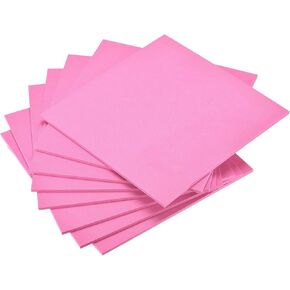 uxcell Pink EVA Foam Sheets 10 x 10 Inch 5mm Thickness for Crafts DIY Projects, 8 Pcs