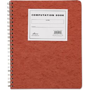 Ampad 22157 Computation Book, Quadrille Rule, 11 3/4 x 9 1/4, Ivory, 76 Sheets