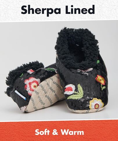 Snoozies Sequin Slippers for Women in Saudi Arabia