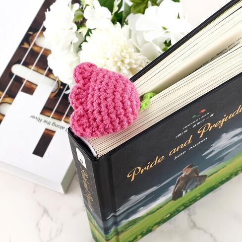 Crochet Bookmarks for Women Girls Kids Knitted Daisy Book Mark for Book Lovers Coworker Bookish Birthday Graduation Gift for Her Him Unique Page Bookmark for Readers Christmas Easter Gifts in Saudi Arabia