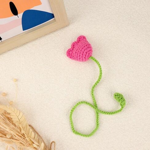 Crochet Bookmarks for Women Girls Kids Knitted Daisy Book Mark for Book Lovers Coworker Bookish Birthday Graduation Gift for Her Him Unique Page Bookmark for Readers Christmas Easter Gifts in Saudi Arabia