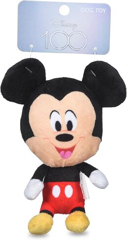 Mickey Mouse & Minnie Mouse Plush Squequer مع مجموعة لعبة الكلب الكلب المجعد | ألعاب الكلاب ديزني | لعبة Squeaker Plush للكلاب المستوحاة من Mickey Mouse ، 13.5in - 2 Pack in Kuwait