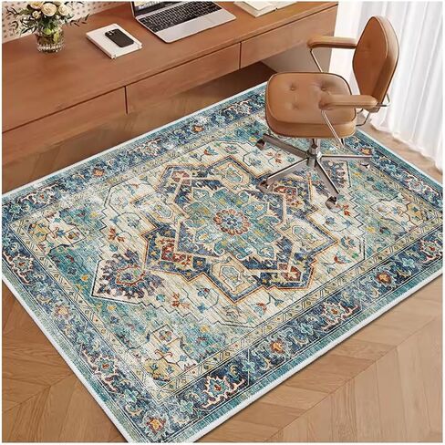4×5ft/48×60in Chair Mat for Hardwood Floor, Office Desk Anti-Slip Chair Mat for Hard Floors, Computer Gaming Chair Mat, Under Desk Rug Protector for Rolling Chair(Pink) in Saudi Arabia