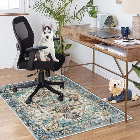 4×5ft/48×60in Chair Mat for Hardwood Floor, Office Desk Anti-Slip Chair Mat for Hard Floors, Computer Gaming Chair Mat, Under Desk Rug Protector for Rolling Chair(Pink) in Saudi Arabia