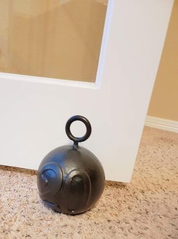 Lulu Decor Cast Iron Decorative Door Stop, 8 lbs Heavy Door Stopper, Elegant Door Weight for Home, Office, Kitchen, Patio, Securely Holding Doors Open (No20) in Kuwait