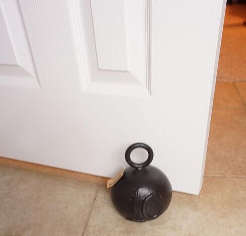 Lulu Decor Cast Iron Decorative Door Stop, 8 lbs Heavy Door Stopper, Elegant Door Weight for Home, Office, Kitchen, Patio, Securely Holding Doors Open (No20) in Kuwait