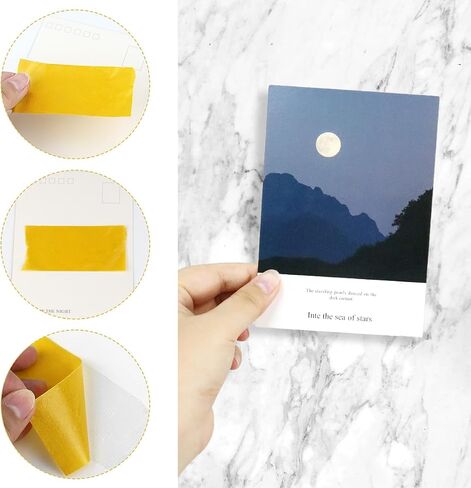 1 Pack Double Sided Fabric Tape Heavy Duty Gauze Tape Fabric Tape High Stickness Mounting Tape for Carpets, Pictures, Posters, Frames (2CM/0.78Inch x 20M/66FT) in Kuwait