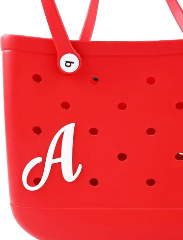 Letter Charm for Bogg Bag and Simply Southern Tote - Large Decorative 3D Alphabet Lettering Inserts Accessories for Beach Bag - DIY Personalizing Your Handbag in Kuwait