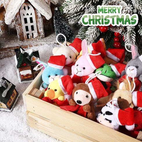 Skylety 50 PCS Mini Stupted Animals Bulk Safari Safari Jungle Small Plush Animals Toy Toy Toy Tiny Plush Keychain Decoration for Easter Party Form in Kuwait