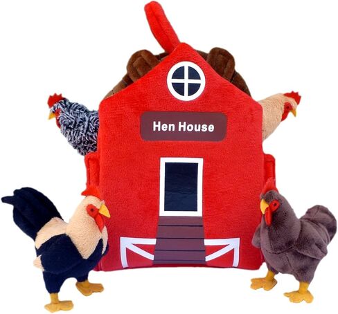 Adore 12" Hen House Chicken Coop Plush Stuffed Animal Playset in Saudi Arabia