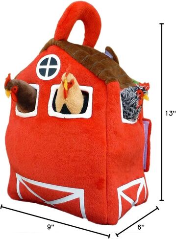 Adore 12" Hen House Chicken Coop Plush Stuffed Animal Playset in Saudi Arabia