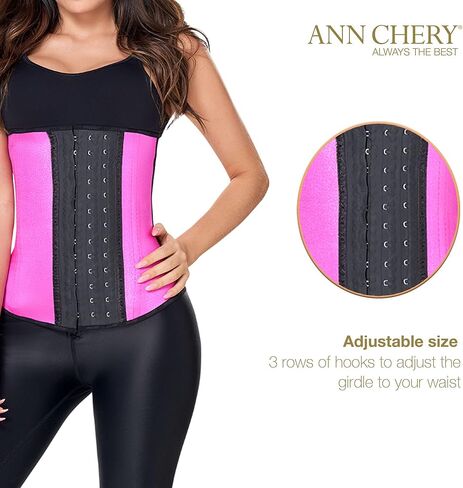 ANN CHERY Corset Waist Trainer for Women’s Weight Loss - Colombian Waist Cincher - 3 Hook Latex Body Shaper - Edition 2046 in Kuwait