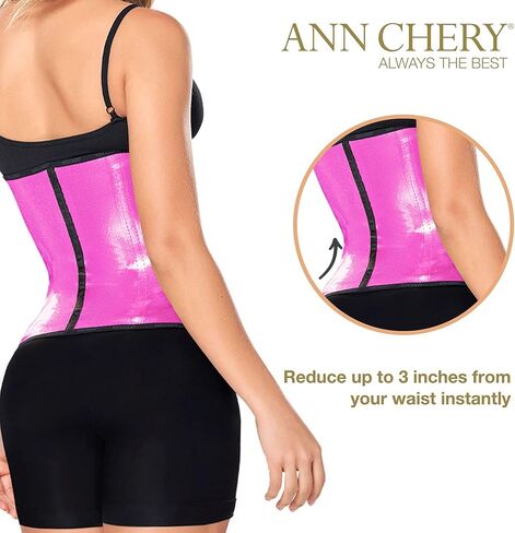 ANN CHERY Corset Waist Trainer for Women’s Weight Loss - Colombian Waist Cincher - 3 Hook Latex Body Shaper - Edition 2046 in Kuwait